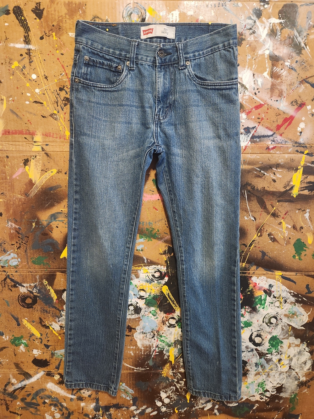 Levi's Boys Blue Denim Jeans - Classic Slim Fit